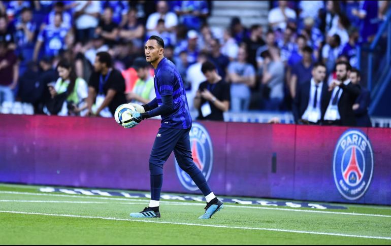 Keylor Navas llegó al PSG para ser el portero titular. TWITTER / @PSG_inside