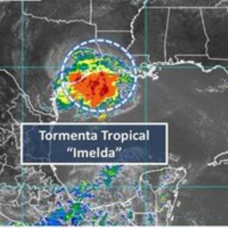 Se forma tormenta tropical "Imelda" en el Golfo de México