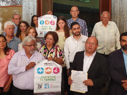 Los miembros del frente retan a diputados y autoridades estatales a que asistan a la marcha que realizarán el próximo sábado a refrendar públicamente el apoyo a sus peticiones. EL INFORMADOR/ R. Rivas