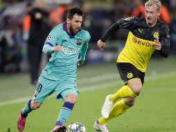 Messi disputó sus primeros minutos en la temporada tras estar lesionado. AP / M. Probst