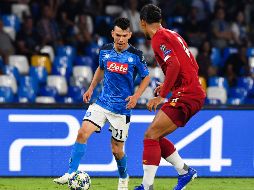 Lozano se ha ganado la confianza del entrenador Ancelotti. AFP / A. Solaro