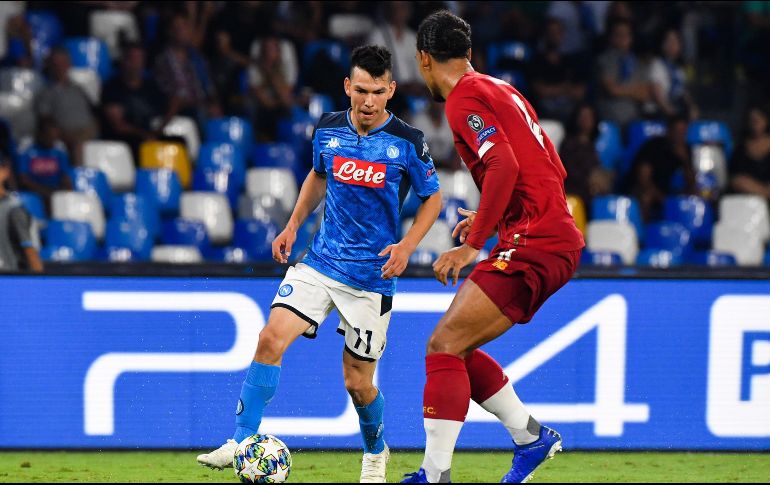 Lozano se ha ganado la confianza del entrenador Ancelotti. AFP / A. Solaro