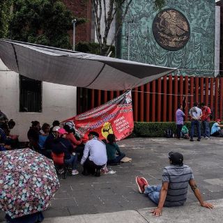 La CNTE inicia bloqueo en San Lázaro