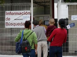 Quienes buscan a un desaparecido en el IJCF viven la crisis que las autoridades niegan. EL INFORMADOR/F. Atilano