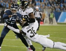 Derrick Henry (#22) destrozó a los Jaguars en diciembre pasado. AFP