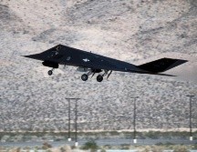 El F-117 fue uno de los aviones que se probó en el Área 51. GETTY