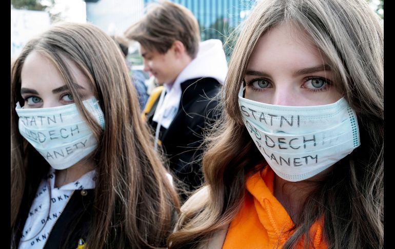Mujeres en una protesta en Katowice, Polonia. EFE/EPA/A. Grygiel