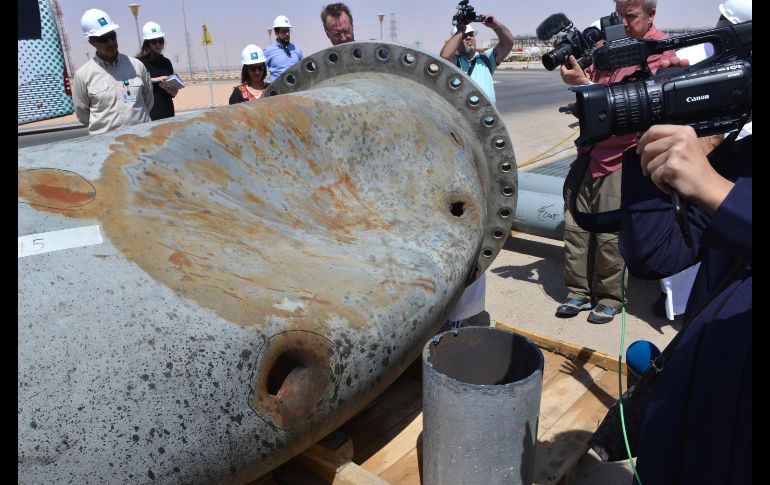Daños por fragmentos de un misil. AFP/F. Nureldine