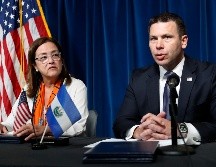 Para McAleenan (d), este acuerdo se suma al 