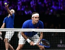 Federer y Zverev superaron 6-3, 7-5 a Jack Sock y Denis Shapovalov. AFP / F. Coffrini