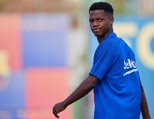 Ansu Fati ha marcado dos goles en la presente temporada. EFE / A. García