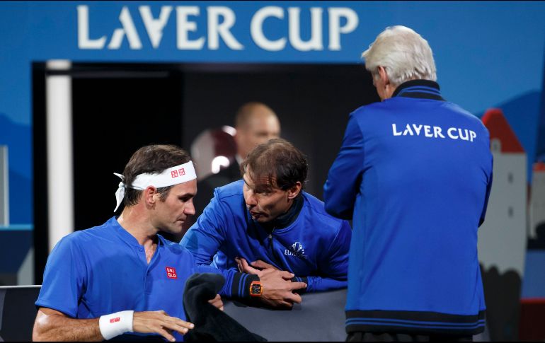 Nadal y Federer son los grandes referentes del equipo europeo en la competencia. AP / S. Di Nolfi