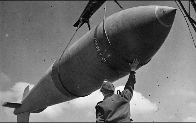 Se trata de una bomba Tallboy de 5.5 toneladas que mide seis metros. ESPECIAL / Royal Air Force Bomber Command, 1942-1945