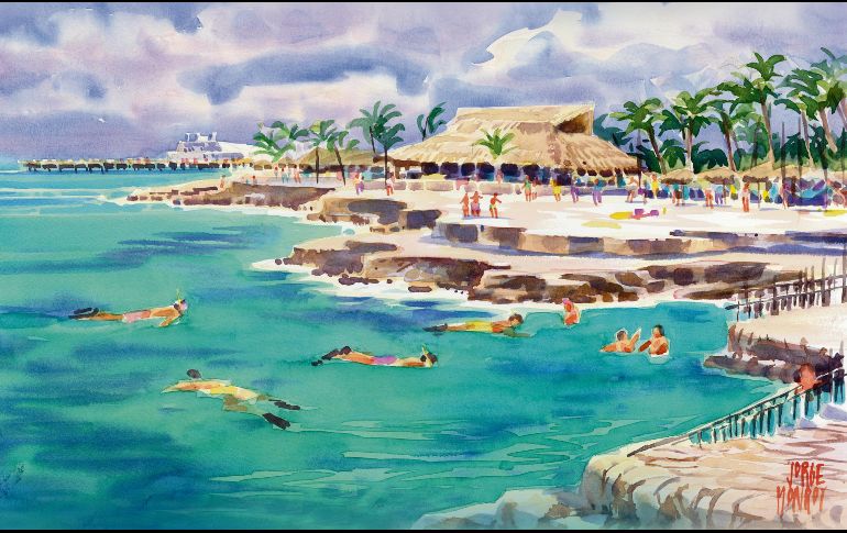 Chankanaab se ha vuelto en un punto de visita indispensable por aquellos que aman el buceo y el nado, gracias a sus aguas transparentes y fabuloso clima. ESPECIAL / J. Monroy