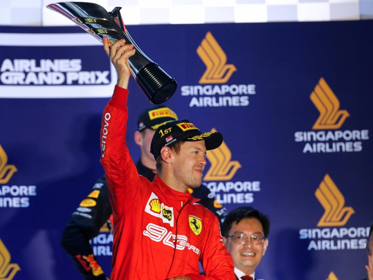  Vettel se impone en el Gran Premio de Singapur
