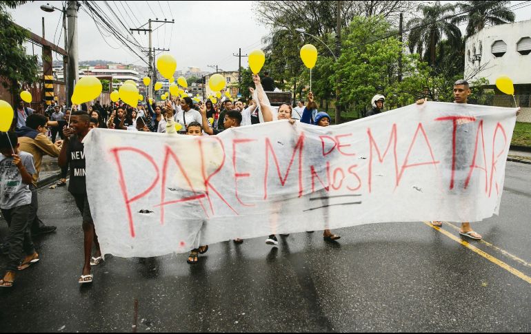 En lo que va del año, mil 249 han muerto en operativos policiales en Brasil. EFE