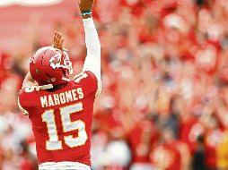 Patrick Mahomes acumula 10 pases de anotación en la temporada. EFE / L. W. Smith