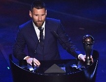 Messi se impuso en las votaciones a Virgil van Dijk y a Cristiano Ronaldo. AFP / M . Bertorello