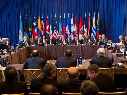 Los representantes de los países del Tratado Interamericano de Asistencia Recíproca se reunieron en Nueva York para activar las provisiones de ese acuerdo. EFE/M. Nagle