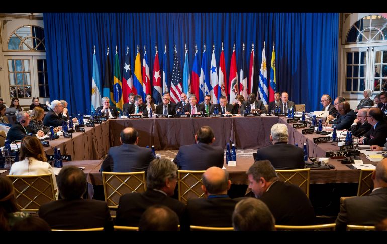 Los representantes de los países del Tratado Interamericano de Asistencia Recíproca se reunieron en Nueva York para activar las provisiones de ese acuerdo. EFE/M. Nagle