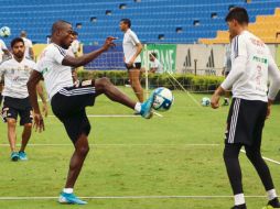 Los Tigres entrenaron ayer en Zuazua con miras al partido de esta tarde contra los poblanos. @TigresOficial
