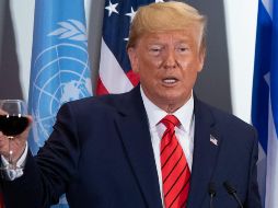 Acusan a Trump de intentar reclutar ilegalmente a un país extranjero para que le ayude en su reelección haciéndole daño a su rival. AFP/S. Loeb