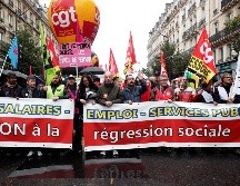 Los convocantes contabilizaron cerca de 150 marchas en todo el país. EFE/J. Valat