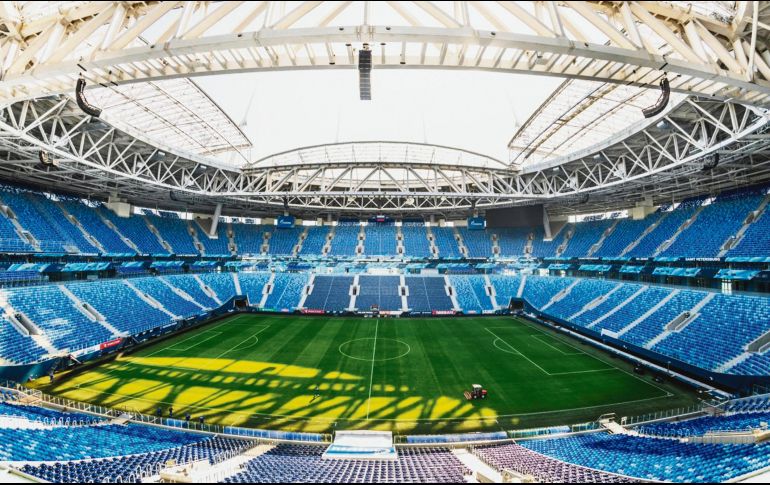 El Estadio de San Petersburgo, casa del Zenit FC, volverá a ser el foco de atención del futbol mundial tras haber albergado la Copa Confederaciones de 2017 y la Copa del Mundo de 2018. @uefa