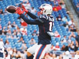 Edelman salió lesionado de la zona de las costillas en el pasado encuentro contra Jets de Nueva York. TWITTER / @Edelman11