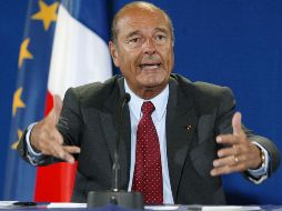 París también le recordará  a Chirac con la instalación de una pantalla en la que se proyectarán fotos del Chirac y de su trayectoria política. AFP / ARCHIVO