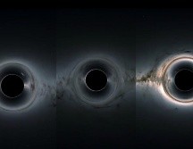 El sistema se le conoce como SDSS J084905.51 + 111447.2 y se encuentra a mil millones de años luz de la Tierra.  TWITTER / @NASAUnivers