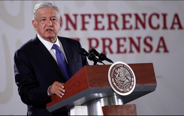 Andrés Manuel sostiene que de manera especial, a México le interesa mantener una buena relación y una buena vecindad con Estados Unidos. NTX / I. Hernández