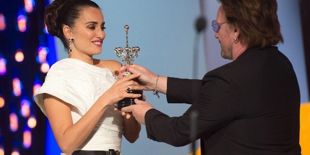 Pen&eacute;lope Cruz recibe el Premio Donostia en San Sebasti&aacute;n