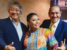 Jorge Falcón, la India Yuridia y Teo González, comprometidos con mantener su espectáculo con un humor familiar. EL INFORMADOR/E. Esparza