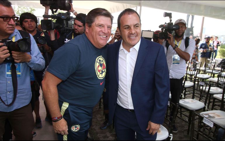 Cuauhtémoc Blanco estuvo en la celebración por el 103 aniversario de las Águilas. SUN/C. Mejía