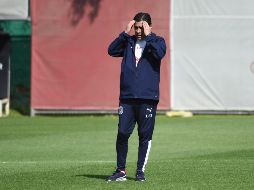 El “Flaco” dirigirá a las Chivas y su primer juego será el Clásico Nacional con apenas dos días de trabajos con el equipo. IMAGO7/S. Bautista