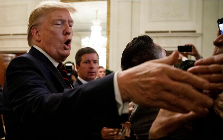 Donald Trump ha lanzado feroces declaraciones contra los demócratas en los últimos días. AP/C. Kaster