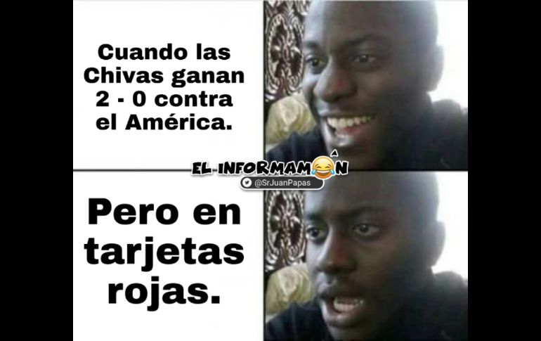 Los memes del aplastante triunfo de América contra Chivas