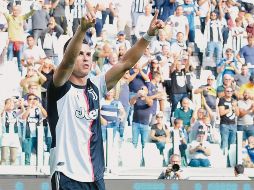 Cristiano Ronaldo celebra su tanto. EFE
