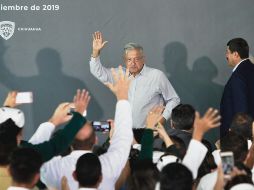 Estuvo en Chihuahua, donde anunció apoyos a los pobres. NOTIMEX