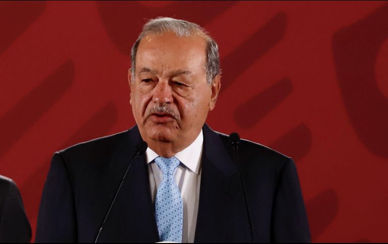 Carlos Slim Helú, presidente de Grupo Carso, estuvo en la reunión en Ciudad de México. SUN/ARCHIVO
