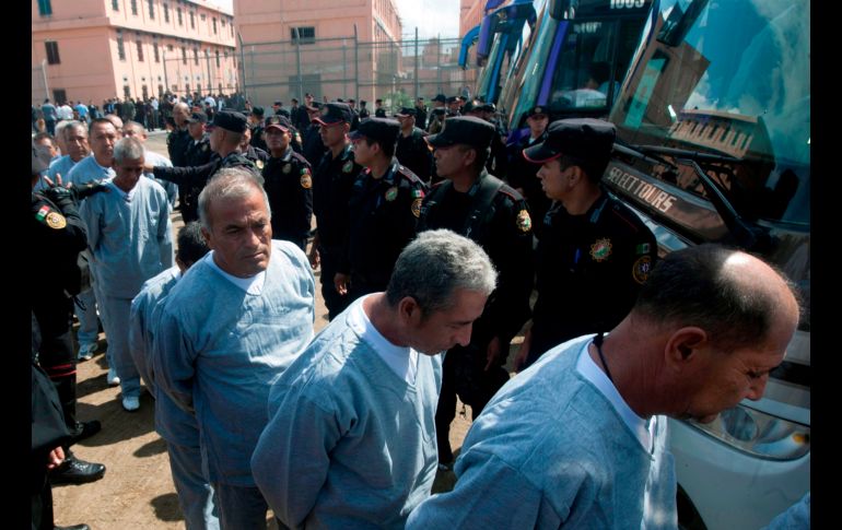 Los últimos presos salieron hoy del sitio. AFP/J.Aguilar