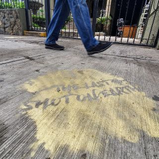 Aparecen rastros dorados en la ciudad