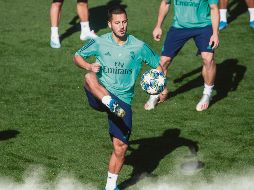 El belga encabezará el ataque del conjunto Merengue hoy ante el Brujas. EFE