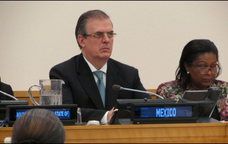 Ebrard tenía que comparecer este martes en el Senado, pero avisó que no iría 15 minutos antes de su cita. NTX / ARCHIVO