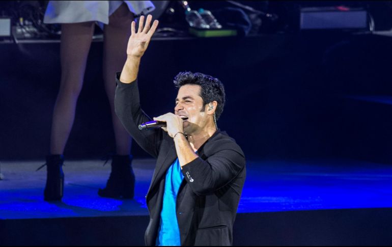 En el “show”,Chayanne incluyó éxitos como “Y Tú te Vas”, “Tiempo de Vals” y  “Fiesta en América”. EL INFORMADOR / ARCHIVO