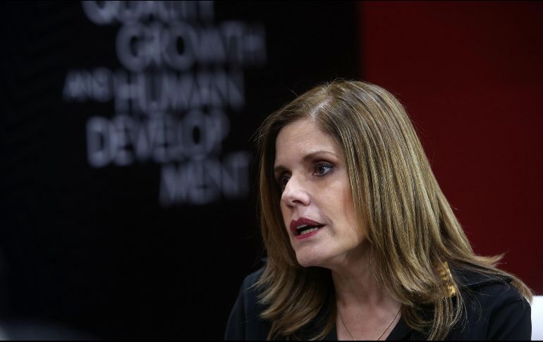 Mercedes Aráoz fue nombrada por el disuelto Congreso para sustituir al presidente Martín Vizcarra. EFE/ARCHIVO