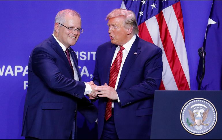 El nuevo escándalo contra Trump ya ha creado críticas a Scott Morrison, quien se mostró dispuesto a cooperar en las investigaciones. AP/J. Minchillo
