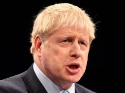 Johnson lanzó sus propuestas en la conferencia del Partido Conservador en Mánchester y luego hizo público el texto. GETTY IMAGES