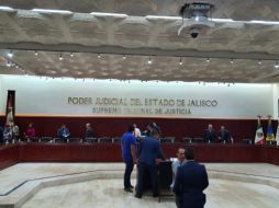 Con solo 18 magistrados presentes, se logró el quórum necesario para someter a votación la nueva propuesta. EL INFORMADOR /